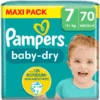 Pampers® Pampers Pañales Baby-Dry, Talla 7, 15+ Kg, Maxi Pack (1 X 70 Pañales) -Tienda De Cuidado Del Bebé pampers panales baby dry talla 7 15 kg maxi pack 1 x 70 panales a413097