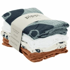 Pippi Paños De Muselina India Ink 8 Unidades