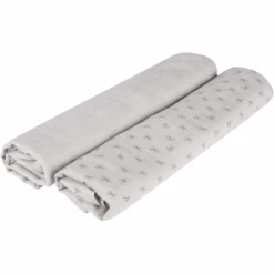 Roba Juego De Discos Y Toallas De Lactancia De 2 Lil Planet Grey 120 X 120 Cm.