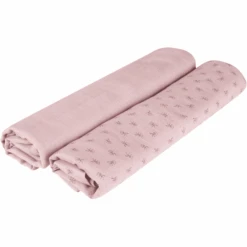 Roba Juego De Discos Y Toallas De Lactancia De 2 Lil Planet Pink De 120 X 120 Cm.