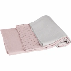 Roba Pañales De Gasa 3 Pcs. Set Lil Planet Pink 80 X 80 Cm -Tienda De Cuidado Del Bebé roba panales de gasa 3 pcs set lil planet pink 80 x 80 cm a292132 4