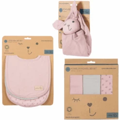 Roba Set De Regalo Para Bebé Essential S Lil Planet Rosa -Tienda De Cuidado Del Bebé roba set de regalo para bebe essential s lil planet rosa a307712 4