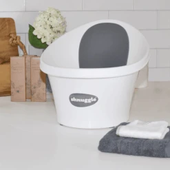 Shnuggle® Shnuggle ® Baño De Bebé En Blanco / Gris -Tienda De Cuidado Del Bebé shnuggle bano de bebe en blanco gris a359051 2