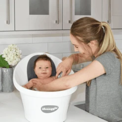 Shnuggle® Shnuggle ® Baño De Bebé En Blanco / Gris -Tienda De Cuidado Del Bebé shnuggle bano de bebe en blanco gris a359051 4