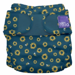 Tienda De Cuidado Del Bebé 21 Sobrepantalón Bambino Mio, Campo De Girasoles, Talla 2 (9Kg+)