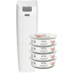 Spross Cubo Para Pañales Con Cuatro Casetes De Recambio