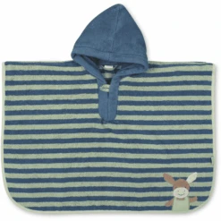 Sterntaler Poncho De Toalla De Bebé Emmilius Azul Medio -Tienda De Cuidado Del Bebé sterntaler poncho de toalla de bebe emmilius azul medio a327141 3