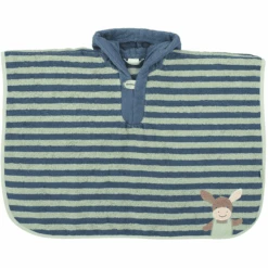 Sterntaler Poncho De Toalla De Bebé Emmilius Azul Medio -Tienda De Cuidado Del Bebé sterntaler poncho de toalla de bebe emmilius azul medio a327141 4