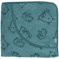 Sterntaler Toalla De Baño 100 X 100 Cm Elia Turquesa Oscuro -Tienda De Cuidado Del Bebé sterntaler toalla de bano 100 x 100 cm elia turquesa oscuro a384629 4