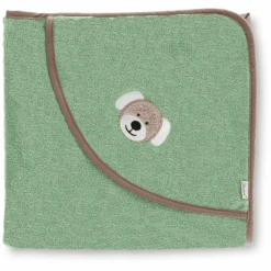 Sterntaler Toalla De Baño Con Capucha 100 X 100 Cm Verde Perro