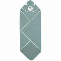 Sterntaler Toalla De Baño Con Capucha Ben Verde Medio 100 X 100 Cm -Tienda De Cuidado Del Bebé sterntaler toalla de bano con capucha ben verde medio 100 x 100 cm a301079 2