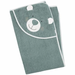 Sterntaler Toalla De Baño Con Capucha Ben Verde Medio 100 X 100 Cm -Tienda De Cuidado Del Bebé sterntaler toalla de bano con capucha ben verde medio 100 x 100 cm a301079 4