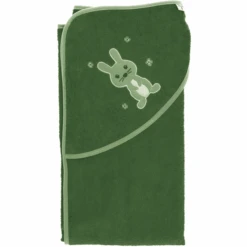 Sterntaler Toalla De Baño Kinni Uni Verde Oscuro 100 X 100 Cm -Tienda De Cuidado Del Bebé sterntaler toalla de bano kinni uni verde oscuro 100 x 100 cm a351509 2
