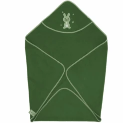 Sterntaler Toalla De Baño Kinni Uni Verde Oscuro 100 X 100 Cm -Tienda De Cuidado Del Bebé sterntaler toalla de bano kinni uni verde oscuro 100 x 100 cm a351509 3