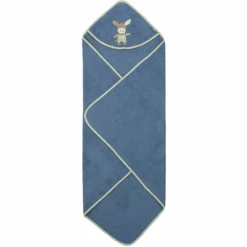 Sterntaler Toalla Infantil Con Capucha Emmilius Azul Medio 100 X 100 Cm -Tienda De Cuidado Del Bebé sterntaler toalla infantil con capucha emmilius azul medio 100 x 100 cm a327077 1