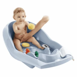 THERMOBABY® Thermobaby ® Bañera Lagon, Azul Bebé -Tienda De Cuidado Del Bebé thermobaby banera lagon azul bebe a415593 4