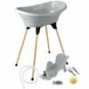 THERMOBABY® Thermobaby ® Vasco Set De Baño 7 En 1, Encanto Gris -Tienda De Cuidado Del Bebé thermobaby vasco set de bano 7 en 1 encanto gris a415602
