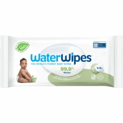 WaterWipes Toallitas Para Bebés, Niños, Biodegradables, 60 Toallitas -Tienda De Cuidado Del Bebé waterwipes toallitas para bebes ninos biodegradables 60 toallitas a334269 4