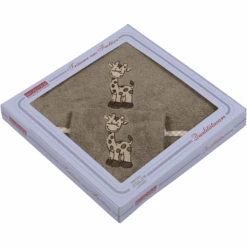 WÖRNER SÜDFROTTIER Juego De Toalla De Baño Con Capucha Y Guante De Lavar Jirafa Marrón Claro 80 X 80 Cm -Tienda De Cuidado Del Bebé woerner suedfrottier juego de toalla de bano con capucha y guante de lavar jirafa marron claro 80 x 80 cm a303297 4