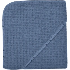 WÖRNER SÜDFROTTIER Toalla De Baño Con Capucha En Casa Azul Oscuro 80 X 80 Cm -Tienda De Cuidado Del Bebé woerner suedfrottier toalla de bano con capucha en casa azul oscuro 80 x 80 cm a303229 2