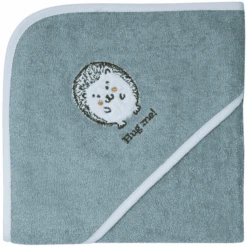 WÖRNER SÜDFROTTIER Toalla De Baño Con Capucha Erizo Azul -Tienda De Cuidado Del Bebé woerner suedfrottier toalla de bano con capucha erizo azul a383780 4