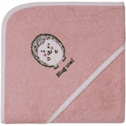 WÖRNER SÜDFROTTIER Toalla De Baño Con Capucha Erizo Rosa -Tienda De Cuidado Del Bebé woerner suedfrottier toalla de bano con capucha erizo rosa a384381 4