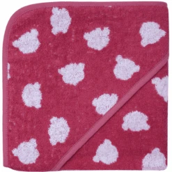 WÖRNER SÜDFROTTIER Toalla De Baño Con Capucha Teddy Rojo 10 WÖRNER SÜDFROTTIER Toalla De Baño Con Capucha Teddy Rojo -Tienda De Cuidado Del Bebé woerner suedfrottier toalla de bano con capucha teddy rojo a383686 3